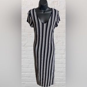 Love On Tap Vertical Stripe Dress